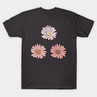 Pastel Pink Daisy Pack T-Shirt